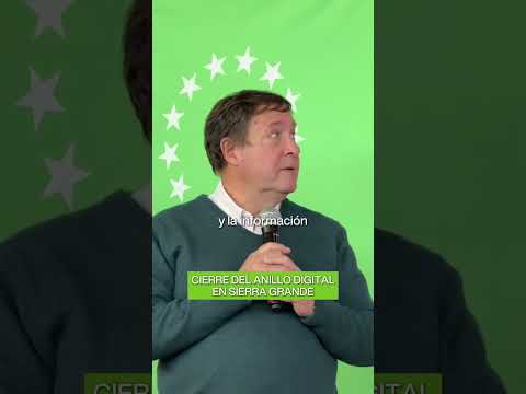Cierre del anillo digital en Sierra Grande #juntos #rionegro #gobernador #anillodigital
