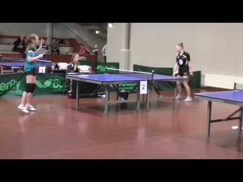 Annika Lundström - Sofie Eriksson (Finnish junior championships 2014)