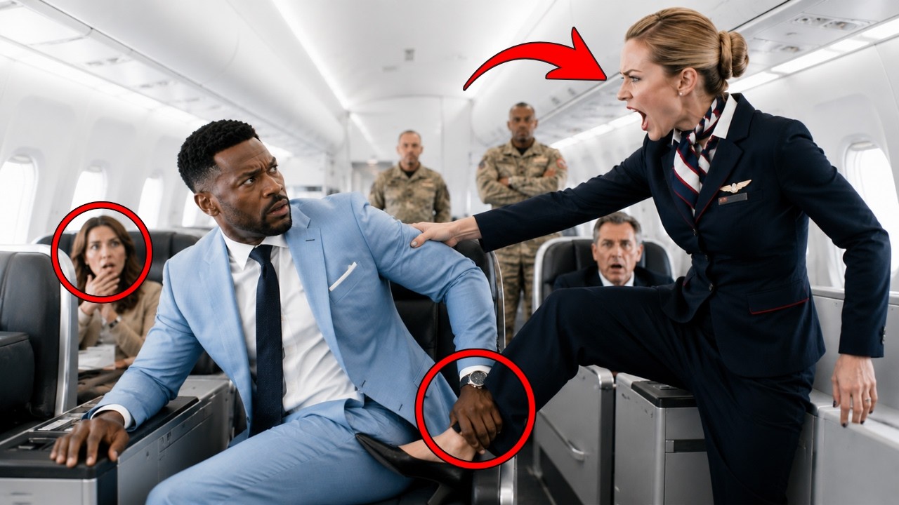 Flight Attendant Kicks Black CEO for First Class at a Military Base — Not Knowing He’s a War Hero