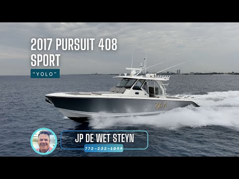 2017 Pursuit S 408 Sport Yolo Video