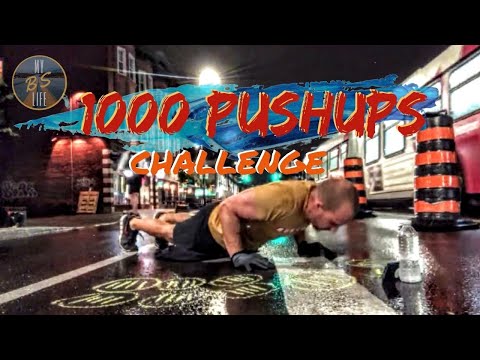 1000 PUSHUPS CHALLENGE- UNDER 40 MINUTES?!? mybslife