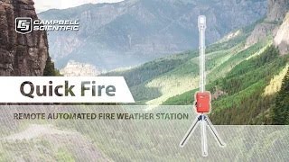 quick fire remote automated fire weather station