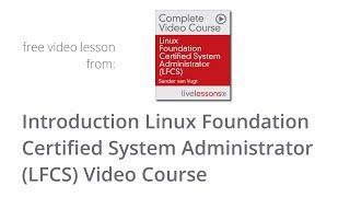 Linux Foundation Certified System Administrator - Introduction LFCS Vi