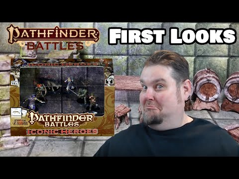 Pathfinder Battles Miniatures First Look --- Iconic Heroes Boxed set --- Set V