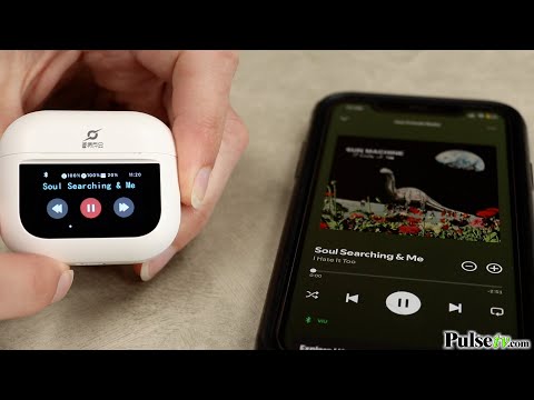 True Wireless Earbuds with Touch Screen Smart Case