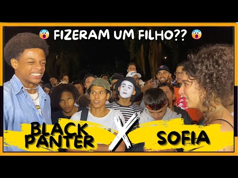 (ESCURECEU A FAMÍLIA! 😂🔥) BLACK PANTER x SOFIA | SEMI FINAL | 45s | 61° Batalha da Linear