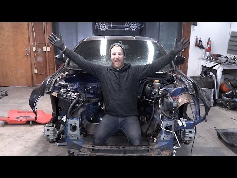 2JZ BRZ Pt 1 - Pulling The FA20 Engine