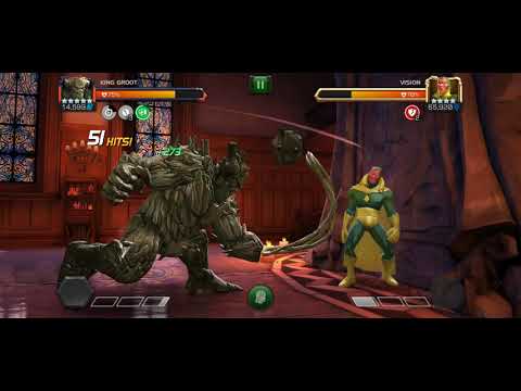 Pre-Buff King Groot Against Robot