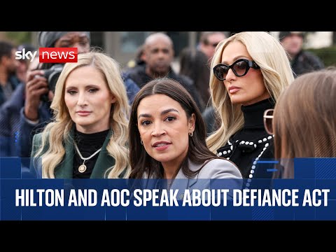 Paris Hilton, US Rep AOC and US Rep Laurel Lee host call for DEFIANCE Act