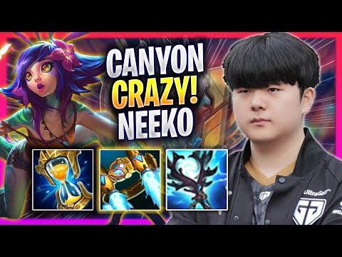 CANYON CRAZY GAME WITH NEEKO! - GEN Canyon Plays Neeko JUNGLE vs Taliyah! | Season 2024