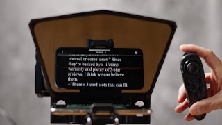 Desview T2 Teleprompter Review: A great tool to make better video presentations and zoom meetings