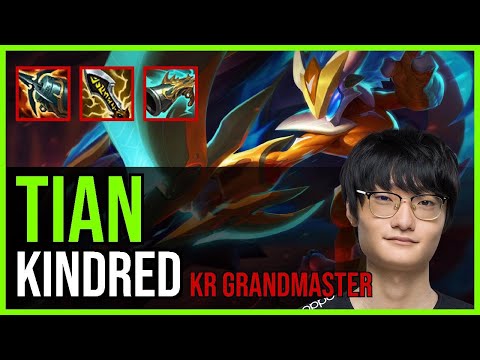 Tian - KINDRED vs. OLAF Jungle | KR Grandmaster