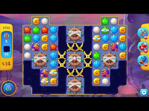 Fishdom 5750 Super Hard Level - 15 moves - NO BooSTERS