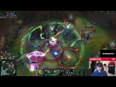T1 Gumayusi can do everything on Zeri with a Yuumi (ft. TES Mark) | Stream Highlights