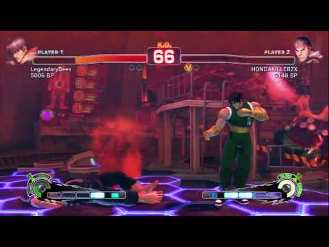 SSF4 Guy (LegendaryBees) vs Ryu (HONDAKILLERZX)