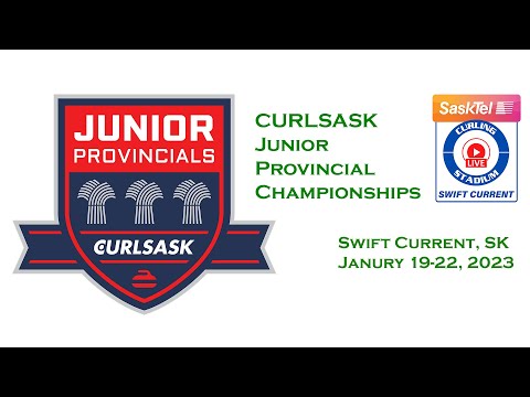 Josh Bryden vs. Dylan Derksen - Draw 2 - CURLSASK Junior Men's Provincials