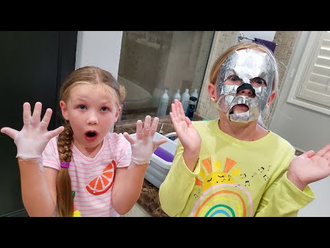 Girls Spa Day With Alien Face Masks!!!