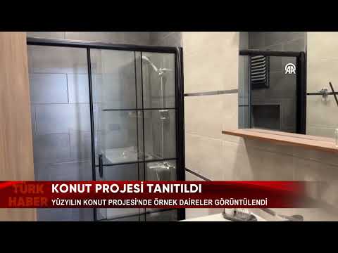 YÜZYILIN KONUT PROJESİ'NDE ÖRNEK DAİRELER GÖRÜNTÜLENDİ #TOKİ t  #KonutProjesi #Ekonomi #SonDakika
