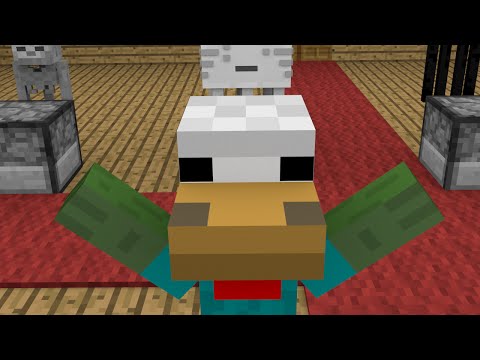 Monster School: Cooking - Minecraft Animation | Zombie with Chicken Head