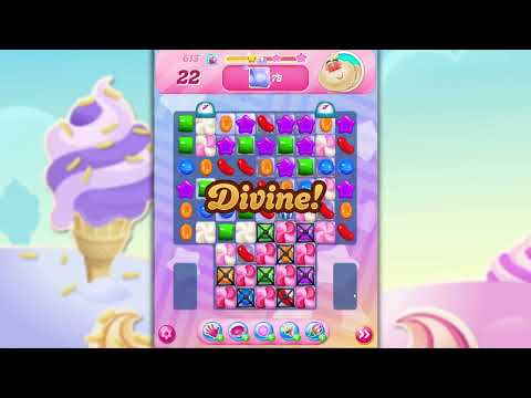 Candy Crush Saga LEVEL 613 (new version*)✔️