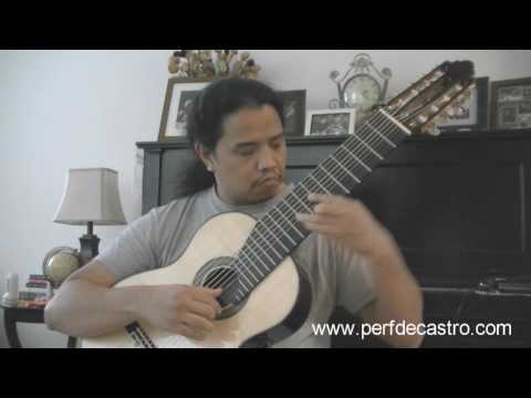 10-string Guitarist Perfecto De Castro performs Antonio Molina's 