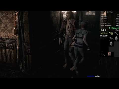 (World Record) RE HD Jill Any% DS Speedrun 54:30