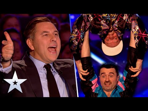 SERIOUSLY FUNNY dance duo STRUT back in time to the 80s | Auditions | Britain’s Got Talent