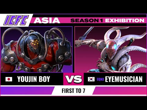 Youjin Boy (Gigas) vs EQNX Eyemusician (Yoshimitsu) FT7 - ICFC ASIA: Season 1 Exhibition