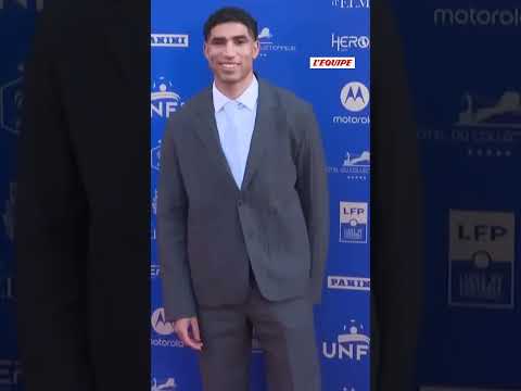 🇲🇦 Achraf Hakimi élu à l'applaudimétre lors des Trophées UNFP #shorts