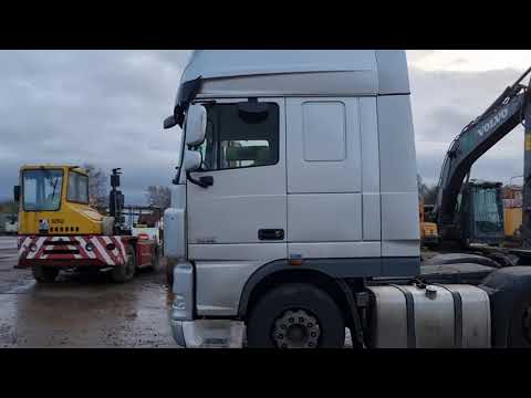 2013 DAF XF 105 360 Superspace 6x2 Mid Lift Tractor Unit, In auction 11th December 2021
