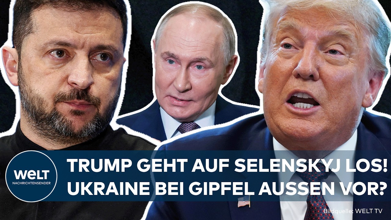 UKRAINE-KRIEG: Trump attackiert Selenskyj! Dreiergipfel mit Putin und Xi ohne Kiew im Gespräch