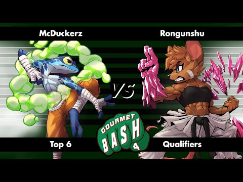 McDuckerz (Ranno) vs Rongunshu (Olympia) - Gourmet Bash 4 - Rivals of Aether 2 - Top 6 Qualifiers