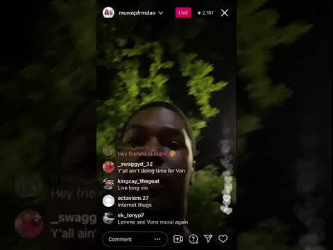 Muwopfrmdao on live in oblock by his self