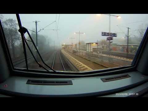 RE60 Führerstandsmitfahrt Umleitung über G-Bahn Löhne -Minden