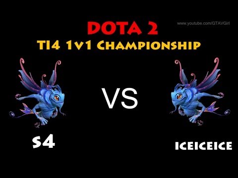 [DOTA 2] TI4 1v1 Championship Round 1 - s4 vs iceiceice