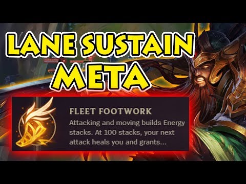 SUSTAIN THROUGH THE PAIN - Fleet Footwork: Ft. Top Lane Tryndamere vs Gangplank [Patch 7.23]