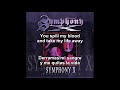 Symphony X - Rapture Or Pain (Lyrics & Sub. Español)
