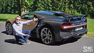 1st Bugatti chiron test drive and a close l@@k at the car