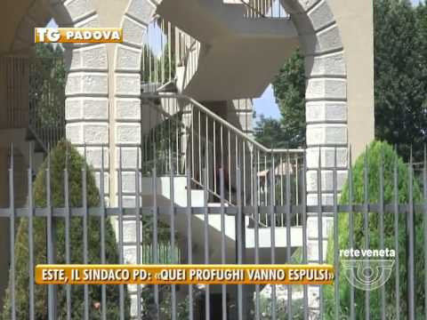 PADOVA TG - 28/07/2015 - ESTE, IL SINDACO PD: «QUEI PROFUGHI VANNO ESPULSI»