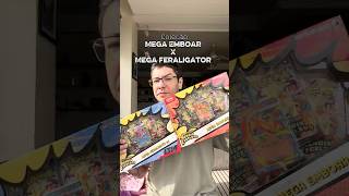 Batalha Mega Emboar x Mega Feraligator #pokemon #pokemontcg #cartaspokemon #pokemoncards #unboxing
