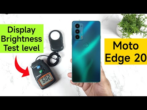 Moto Edge 20 Display Brightness Test Using Digital Lux Meter 🔥🔥🔥