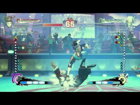 lutuna (juri) vs ishigantou (Gen) - SUPER STREET FIGHTER 4 AE Ver.2012 [720P]