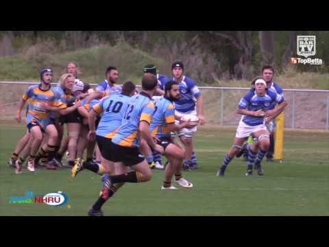 2016 NHRU Round 13 Premier 2 Highlights - Southern Beaches v Wanderers