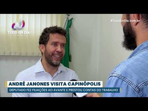 Deputado André Janones visita Capinópolis e faz filiações ao Avante #andrejanones #janones