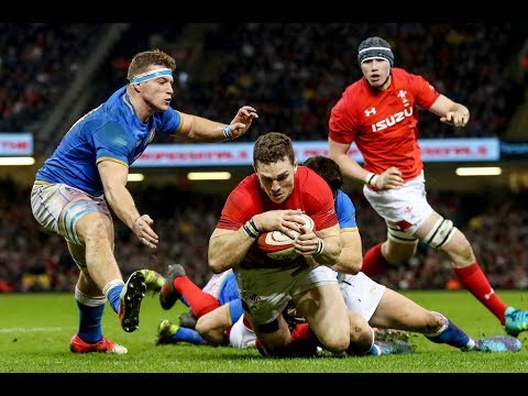 George North bursts over after strong Welsh scrum! | NatWest 6 Nations