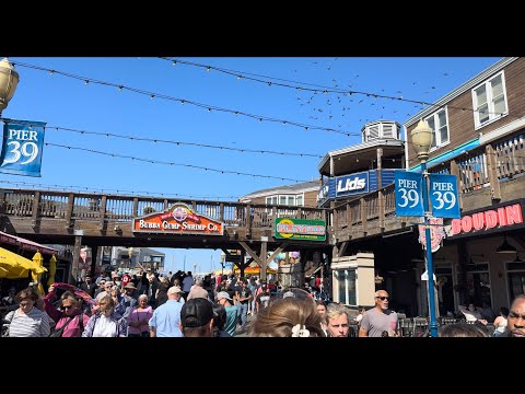 SF Pier 39 | Fisherman's Wharf | Ghirardelli Square | Crepe Cafe, Sea Lions & Dubai Chocolate Sundae