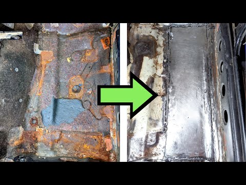 How To Repair Rusty Sheet Metal | Floor Pan Repair