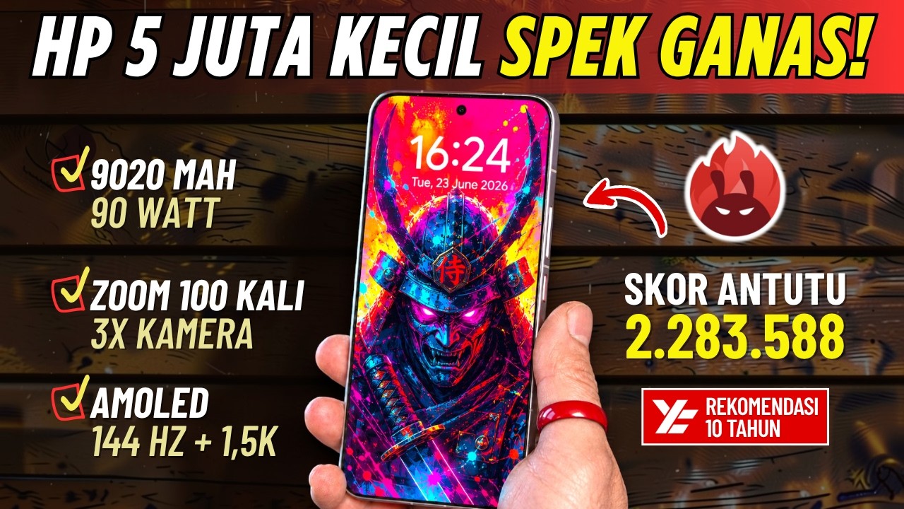 5 Rekomendasi HP 5 JUTAAN TERBAIK [5 - 5,5 JUTA] Juni 2026