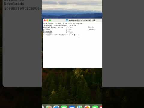 Mac Terminal Basic Intro Python Macbookair Terminal Tutorial