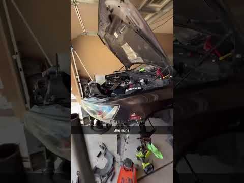 First start, EVO X EFR8374 Kelford 214-C cams #cammed #evos #bigturbo